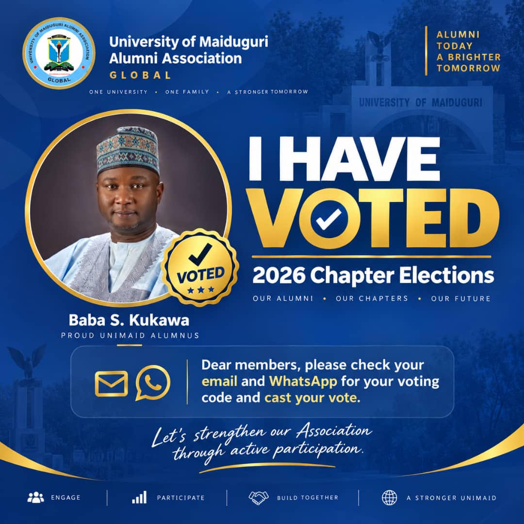 MESSAGE OF APPRECIATION TO MEMBERS ON THE CONCLUSION OF THE 2026 CHAPTER ELECTIONS